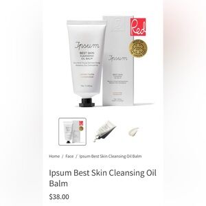 IPSUM BEST SKIN CLEANSING OIL BALM